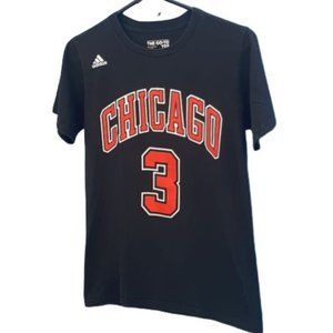 Adidas Youth T-Shirt Chicago McDermott 3 NBA Cotton Size S